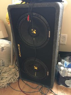 12 in sub woofer kickers