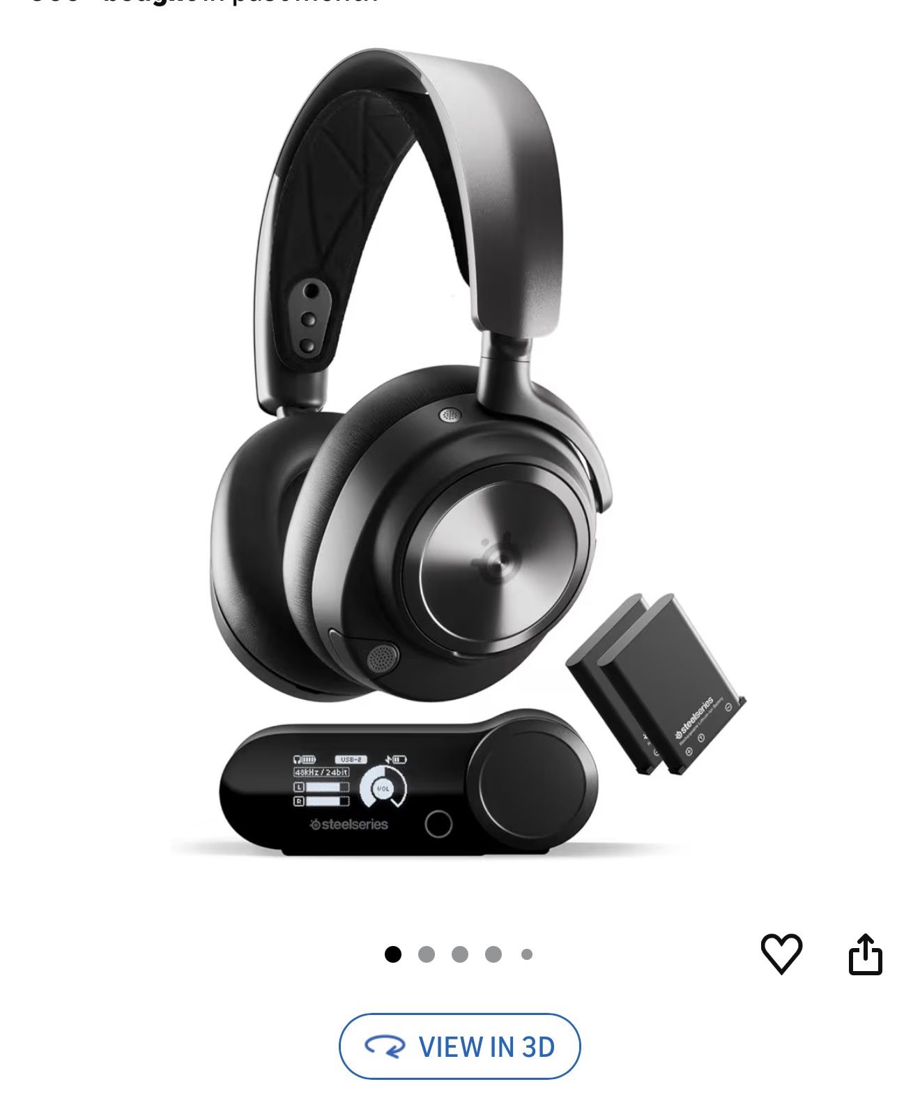 Steel Series, Wireless Gaming Headset