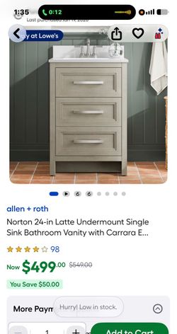 Bathroom Vanity 24”