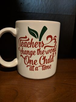 Teacher appreciation mugs and shirts