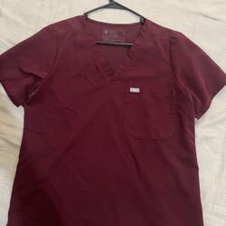 Large Figs Scrub Top