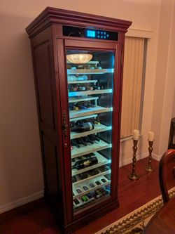 Stunning Cherry Wine Cabinet