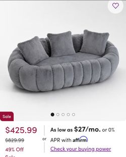 Crescent shape sofa New $100