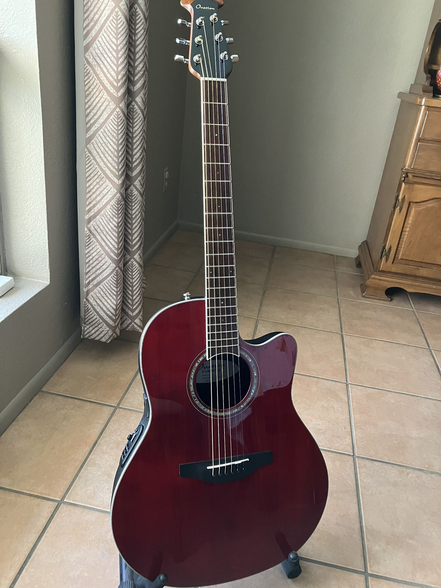 Ovation Acoustic Electric Guitar 