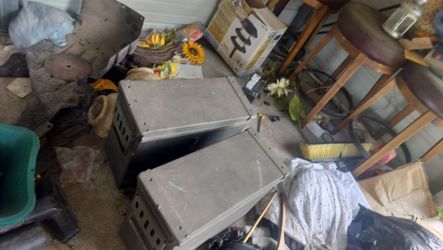 Ammo boxes for 50 bucks take both they're big you can put a lot of stuff in them