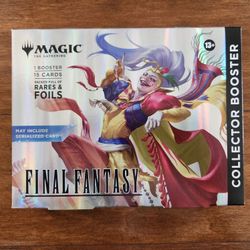 MTG Magic FINAL FANTASY - Collector Booster Omega Pack Box - FINAL FANTASY (FIN)
