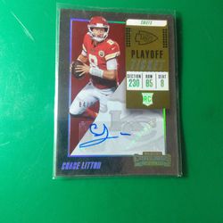 2018 Panini Contenders Playoff Ticket Chase Litton #208