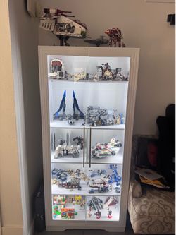 Lego Display Case glass with Lights and Sensor