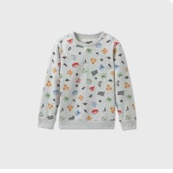 Boy's Nintendo Animal Crossing Fleece Sweatshirt-Gray. XS $10