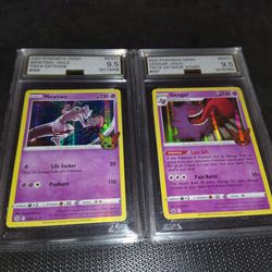 Trick or Trade graded 9.5 AGS, Mewtwo and Gengar
