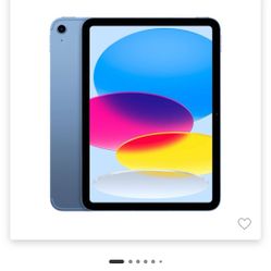iPad 10th Generation 