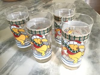 Unused, Vintage Winnie The Pooh Glassware