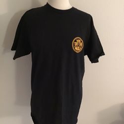 VANS BLACK TSHIRT SIZE MEDIUM