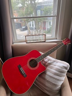 Carlo Robelli Acoustic-Electric Guitar with Gig Bag