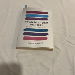 Transgender History By Susan Stryker