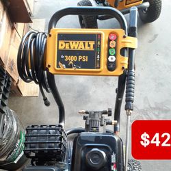 DEWALT GAS PRESURE WASHER  3400 PSI 