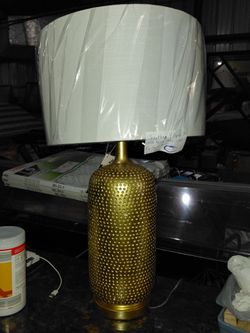 New gold lamp