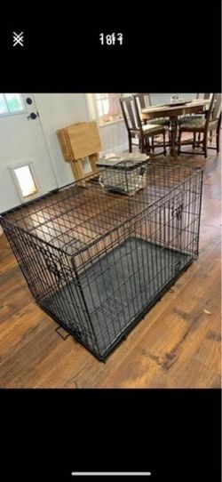 Large dog cage
