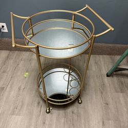 Gold Bottle Cart 