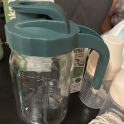 Willow Glass Pitcher