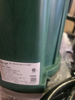 Zoeller Automatic Submersible Utility Pump Model 1043