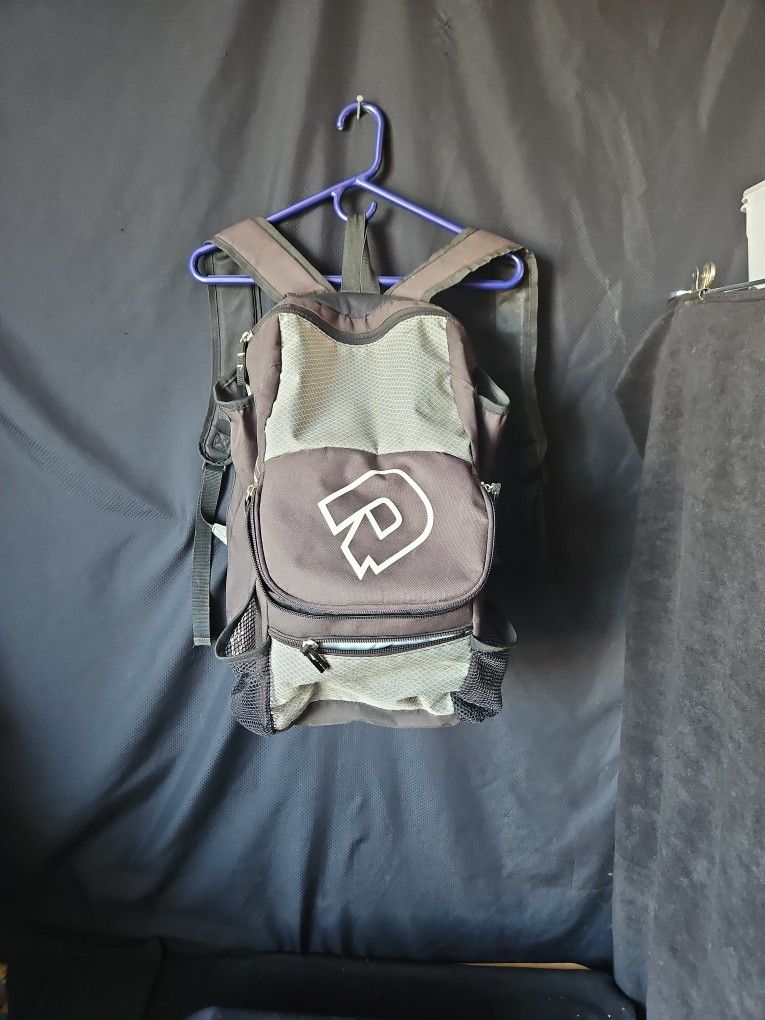 DeMarini Voodoo Baseball Softball Backpack Bag Black Grey