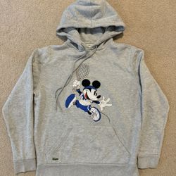 LACOSTE X Disney Mickey Mouse Hoodie Embroidered Tennis Sweatshirt Size XX Small for Sale in Bothell WA OfferUp