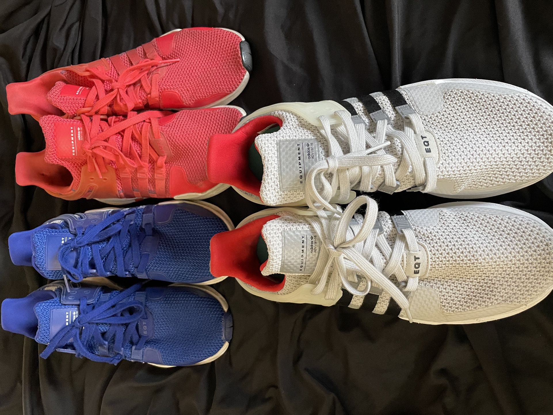 Adidas EQT (3 Pairs) Size 12 for Sale in Park, AZ -