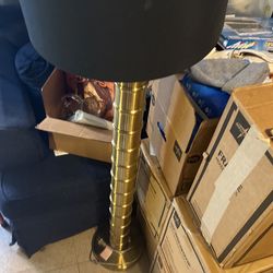 Tall Gold Lamp 