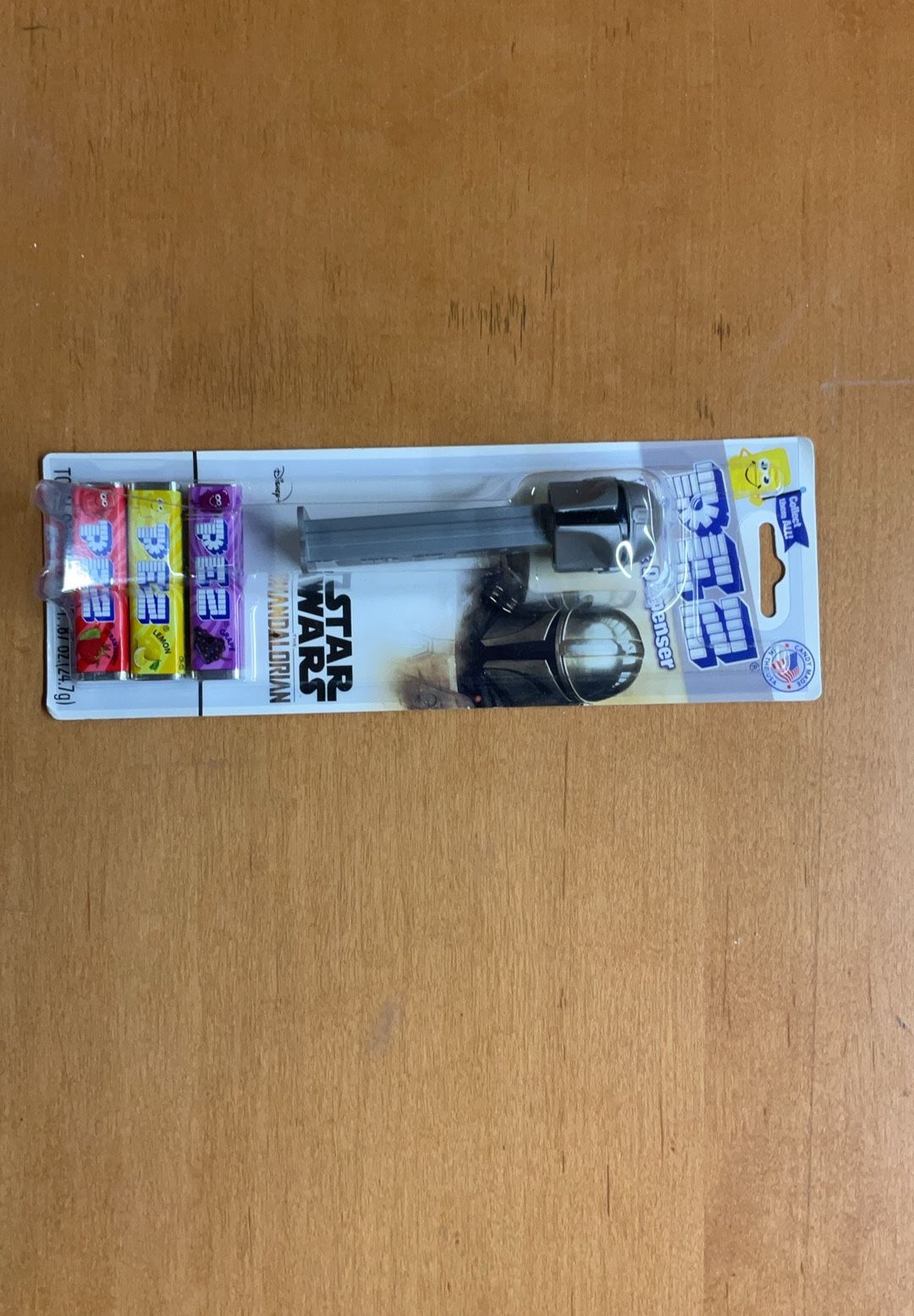 PEZ Candy and Dispenser. STAR WARS MANDALORIAN