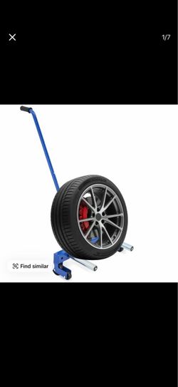 GARVEE Adjustable Tire Moving Cart Tool - 500 lbs Heavy Duty Tire Dolly for Effortless Tire Lifting and Moving in Your Garage.