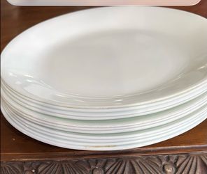 White round Ceramic Serving Platters Set