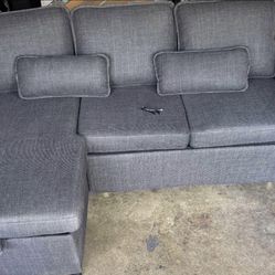 Sofa Bed Sleeper Pull Out 2 in 1 Sectional Sleeper Sofa