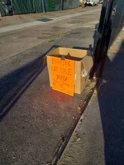 Parking Lot Sale Today 7/22/23 