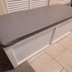 Custom Closet Storage Trunk Ottoman