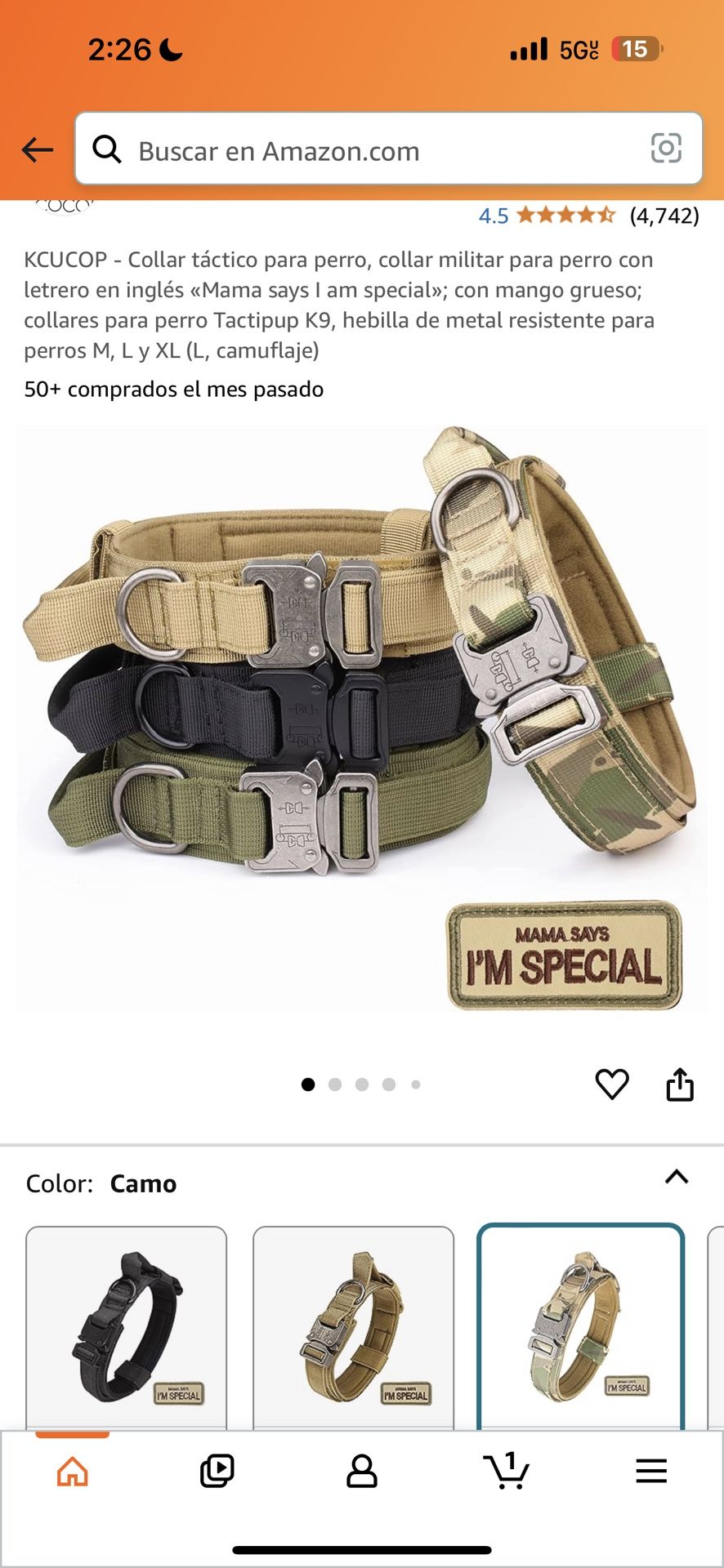 DOG K9 Collar - Collar K9 Para Perro