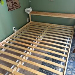 IKEA Wooden Full Bed frame