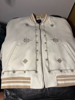 Forever 21 Embroidered Varsity Bomber Jacket