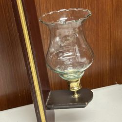 Home interiors and gifts classique style glass cup for candlestick