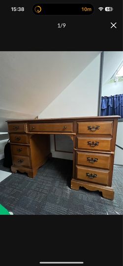 Wooden vanity