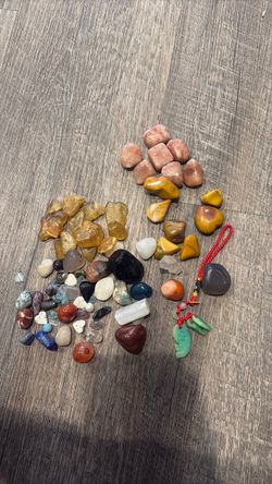 Mixed Tumbled Crystals and Gemstones Lot