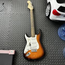 Left Handed Squire Electric Guitar