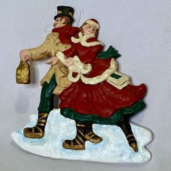 Vintage Wooden Hand Painted Ornament 