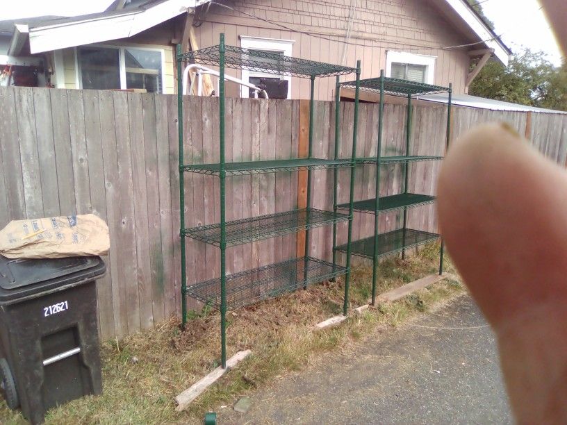 Storelt Shelving Two 4x6 Pieces Of Shelving 500 For Both These Babies Are Hold 2,000 Lb In Dry Storage Or Cold Freeze