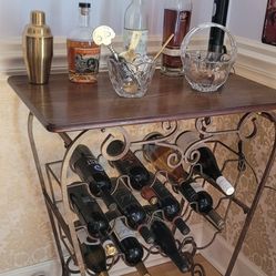 Wine Rack that  can hold 12 bottle . If  you Drink 🐌 slowly.