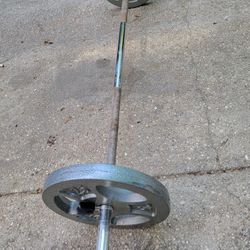  Barbell Weight (2 Plates) 1"