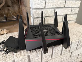 WiFi Gaming Router Asus (RT-AC5300) - Tri-Band Gigabit Wireless Internet Router