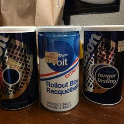 Vintage Wilson Racquetballs 4 Cans