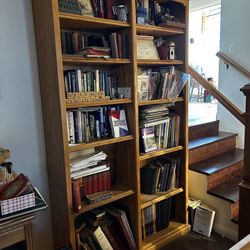 Solid Oak Bookcases 