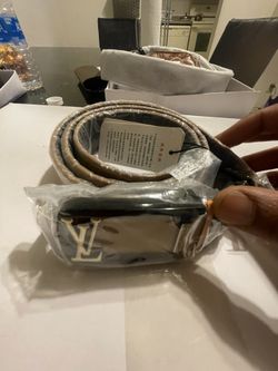 Tan/light Brown Leather Belt 